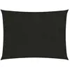 vidaXL Voile d'ombrage 160 g/m² Noir 2x3 m PEHD