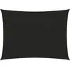 vidaXL Voile d'ombrage 160 g/m² Noir 2x3,5 m PEHD