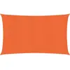 vidaXL Voile d'ombrage 160 g/m² Orange 2x5 m PEHD