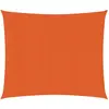 vidaXL Voile d'ombrage 160 g/m² Orange 2,5x3 m PEHD