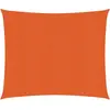 vidaXL Voile d'ombrage 160 g/m² Orange 3,6x3,6 m PEHD