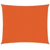 vidaXL Voile d'ombrage 160 g/m² Orange 2,5x2,5 m PEHD