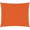 vidaXL Voile d'ombrage 160 g/m² Orange 2x2,5 m PEHD