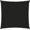 vidaXL Voile d'ombrage 160 g/m² Noir 2x2 m PEHD