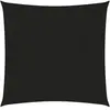 vidaXL Voile d'ombrage 160 g/m² Noir 3,6x3,6 m PEHD