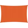 vidaXL Voile d'ombrage 160 g/m² Orange 3,5x4,5 m PEHD