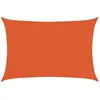 vidaXL Voile d'ombrage 160 g/m² Orange 3x4 m PEHD