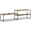 vidaXL Meuble TV 180x30x50 cm Bois de récupération massif