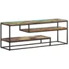 vidaXL Meuble TV 130x30x45 cm Bois de récupération massif