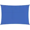 vidaXL Voile d'ombrage 160 g/m² rectangulaire bleu 5x7 m PEHD