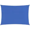 vidaXL Voile d'ombrage 160 g/m² rectangulaire bleu 6x8 m PEHD