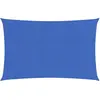 vidaXL Voile d'ombrage 160 g/m² Bleu 2x5 m PEHD