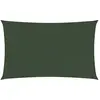 vidaXL Voile d'ombrage 160 g/m² Vert foncé 3x6 m PEHD