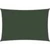 vidaXL Voile d'ombrage 160 g/m² Vert foncé 4x5 m PEHD