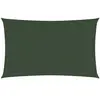 vidaXL Voile d'ombrage 160 g/m² Vert foncé 4x7 m PEHD