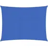 vidaXL Voile d'ombrage 160 g/m² rectangulaire bleu 3x4 m PEHD