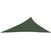vidaXL Voile d'ombrage 160 g/m² Vert foncé 4x5x6,8 m PEHD