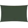 vidaXL Voile d'ombrage 160 g/m² Vert foncé 2,5x5 m PEHD