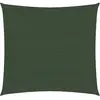 vidaXL Voile d'ombrage 160 g/m² Vert foncé 5x5 m PEHD
