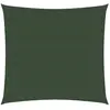 vidaXL Voile d'ombrage 160 g/m² Vert foncé 2,5x2,5 m PEHD