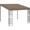 vidaXL Belvédère mural 3x3x2,5 m Taupe
