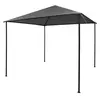 vidaXL Tonnelle 3x3 m Anthracite Tissu et acier 180 g/m²