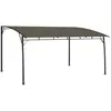 vidaXL Auvent pare-soleil de jardin 4x3x2,55 m Taupe