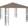 vidaXL Vidaxl Belvédère 3x3 M Taupe