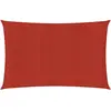 vidaXL Voile d'ombrage 160 g/m² Rouge 4x5 m PEHD