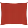 vidaXL Voile d'ombrage 160 g/m² Rouge 2,5x3 m PEHD