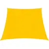 vidaXL Voile d'ombrage 160 g/m² Jaune 3/4x2 m PEHD
