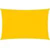 vidaXL Voile d'ombrage 160 g/m² rectangulaire jaune 3,5x5 m PEHD