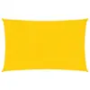 vidaXL Voile d'ombrage 160 g/m² rectangulaire jaune 4x6 m PEHD