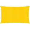 vidaXL Voile d'ombrage 160 g/m² Jaune 2x5 m PEHD