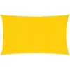 vidaXL Voile d'ombrage 160 g/m² Jaune 2,5x5 m PEHD