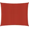 vidaXL Voile d'ombrage 160 g/m² Rouge 2x2,5 m PEHD