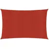 vidaXL Voile d'ombrage 160 g/m² Rouge 2x4,5 m PEHD