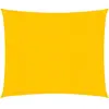 vidaXL Voile d'ombrage 160 g/m² Jaune 3x3 m PEHD