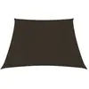vidaXL Voile d'ombrage 160 g/m² Marron 3/4x2 m PEHD