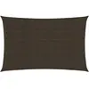 vidaXL Voile d'ombrage 160 g/m² Marron 6x8 m PEHD