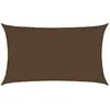 vidaXL Voile d'ombrage 160 g/m² Marron 5x8 m PEHD