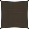 vidaXL Voile d'ombrage 160 g/m² Marron 4x4 m PEHD