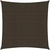 vidaXL Voile d'ombrage 160 g/m² Marron 4,5x4,5 m PEHD