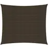 vidaXL Voile d'ombrage 160 g/m² Marron 2x2,5 m PEHD