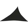 vidaXL Voile d'ombrage 160 g/m² Noir 4x5x6,8 m PEHD
