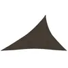 vidaXL Voile d'ombrage 160 g/m² Marron 4x5x6,8 m PEHD