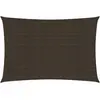 vidaXL Voile d'ombrage 160 g/m² Marron 2x4 m PEHD