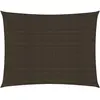 vidaXL Voile d'ombrage 160 g/m² Marron 2x3,5 m PEHD