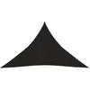 vidaXL Voile d'ombrage 160 g/m² Noir 4x4x5,8 m PEHD