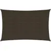 vidaXL Voile d'ombrage 160 g/m² Marron 3x5 m PEHD